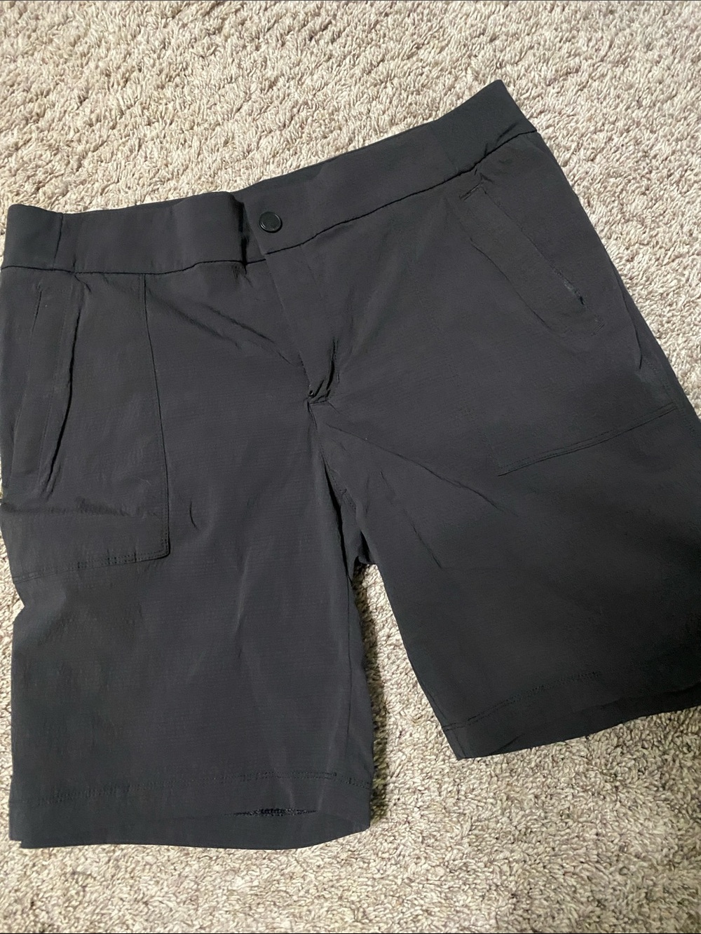 Athleta Women's Black Bermuda Shorts with Front Pockets